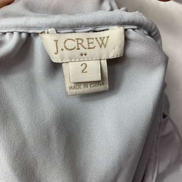 NWOT J.Crew Ruffle Tie Front Sleeveless Blouse - Picture 5 of 6